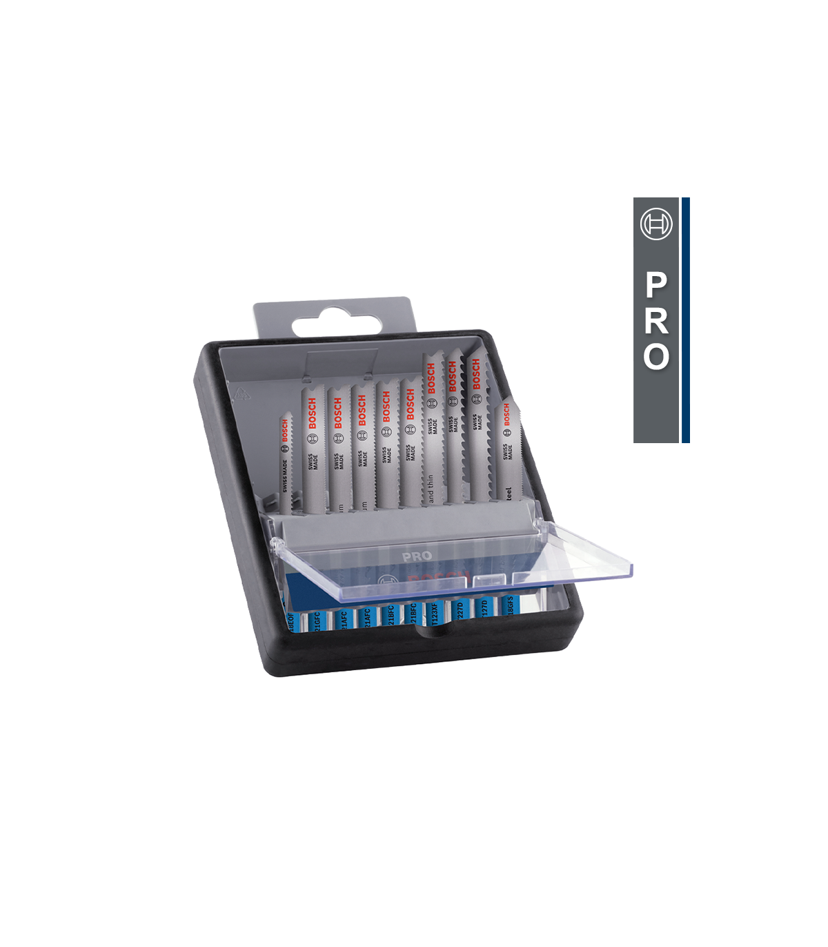 Coffret de 10 lames de scie sauteuse PRO Métal/Alu BOSCH