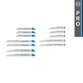 Lot de 12 lames de scie sabre PRO Demolition BOSCH