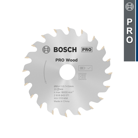 Lame de scie circulaire Ø85 mm Bois BOSCH
