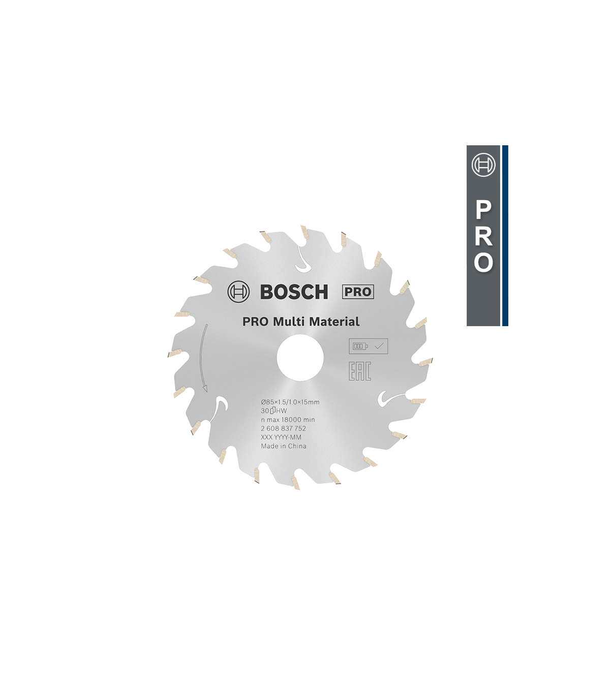 Lame de scie circulaire Ø85 mm Multimatériaux BOSCH