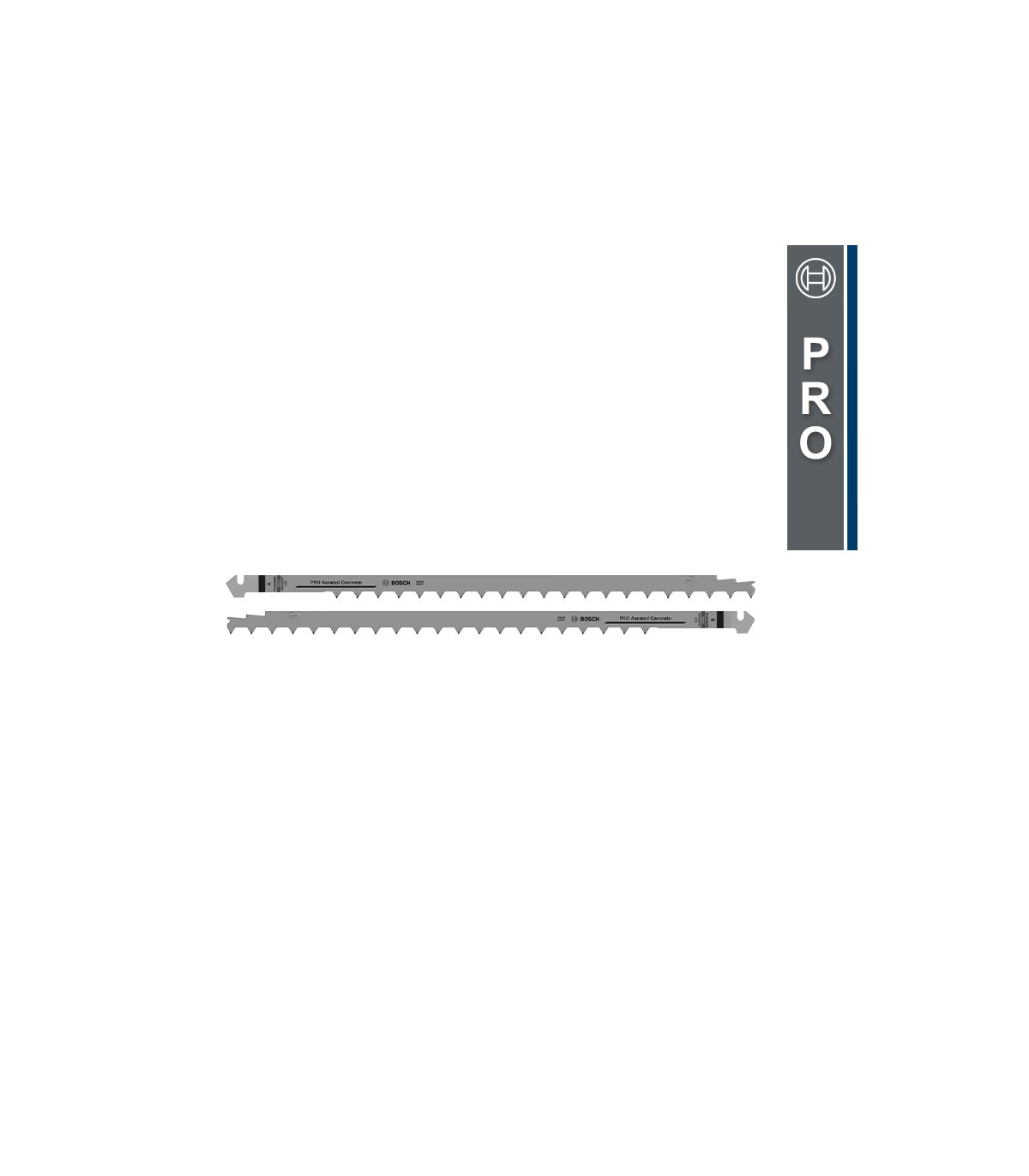 Lot de 2 lames de scie TF 350 NHM Béton cellulaire BOSCH