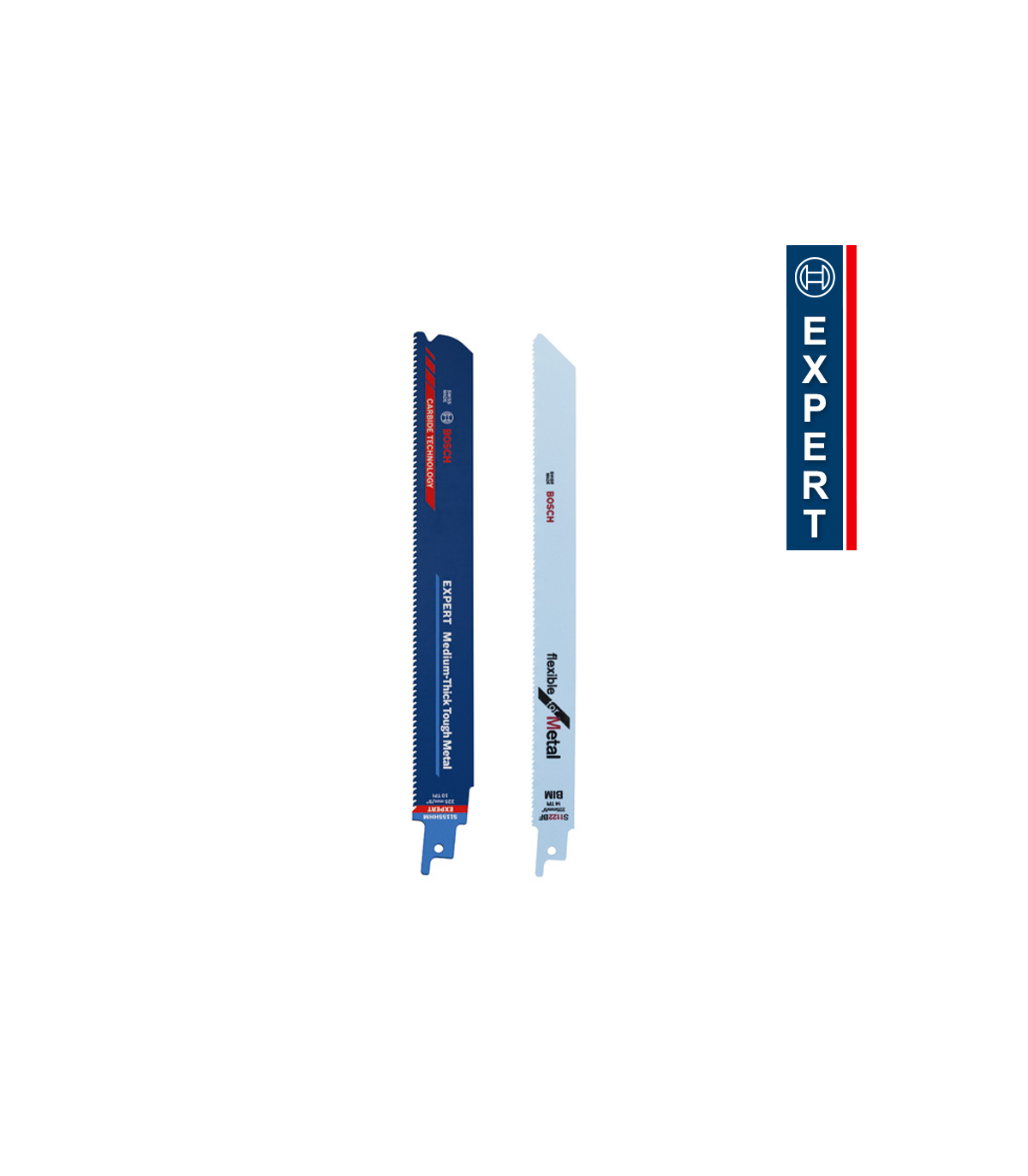 Lot de 25 lames S1122 BF + 1 EXPERT Tough Metal S 1155 HHM BOSCH