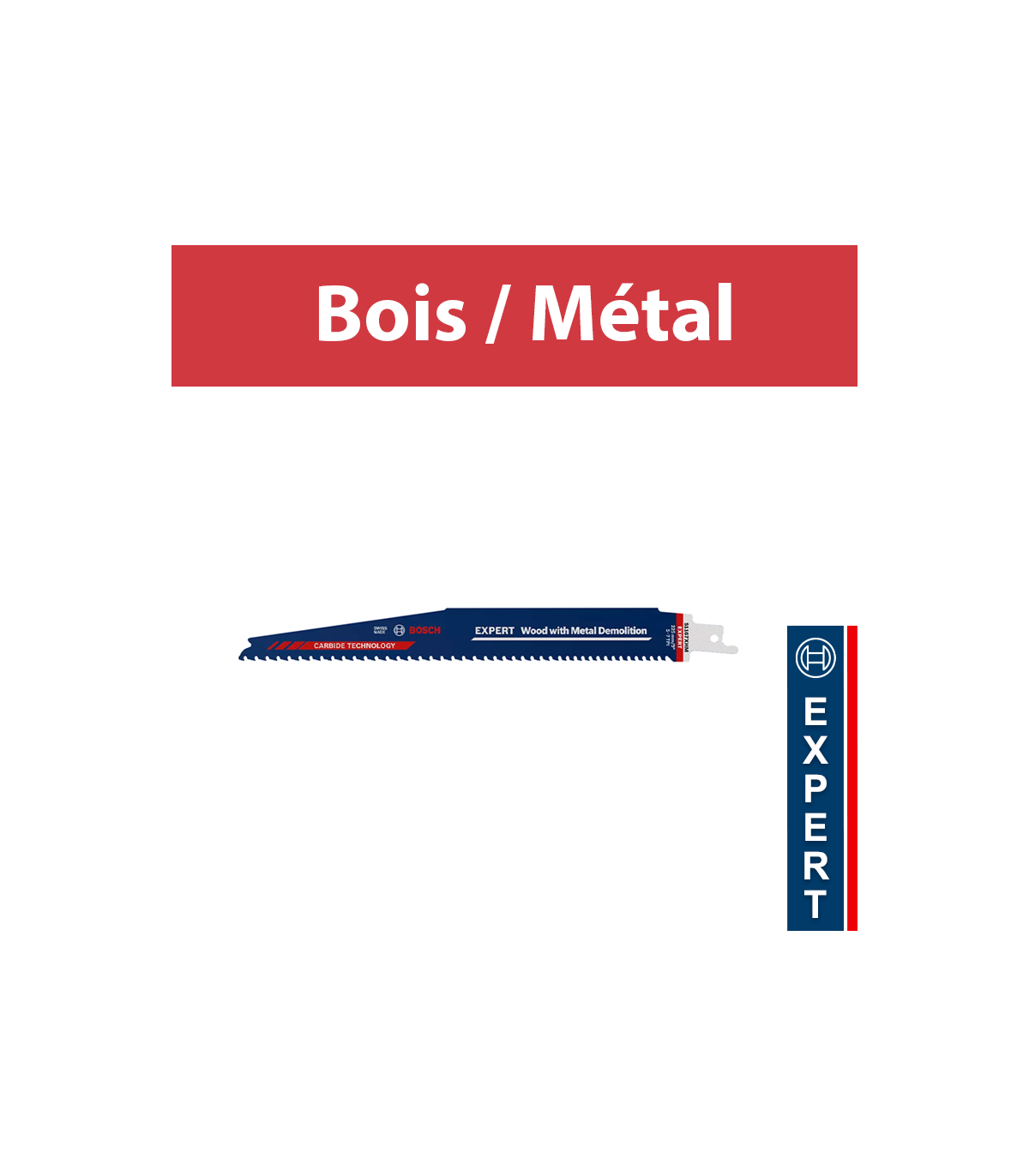 Lame de scie sabre S1167XHM Wood with Metal Demolition BOSCH