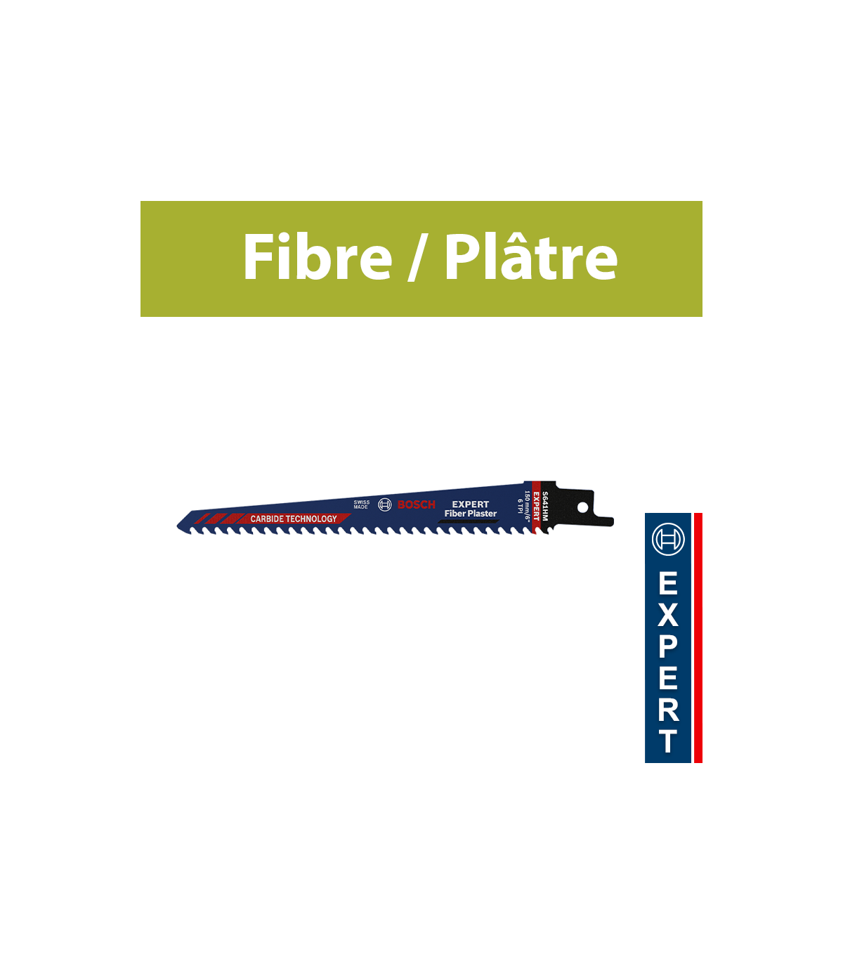 Lame de scie sabre pour fibre et plâtre S 641 HM BOSCH Ref — free download