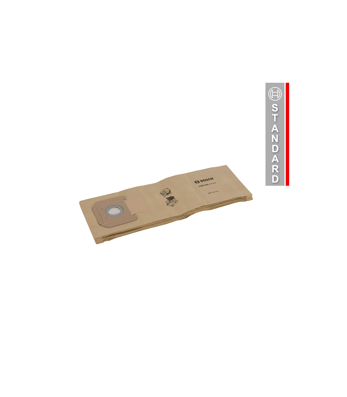 Lot de 5 sacs-filtres en papier pour GAS 35 BOSCH