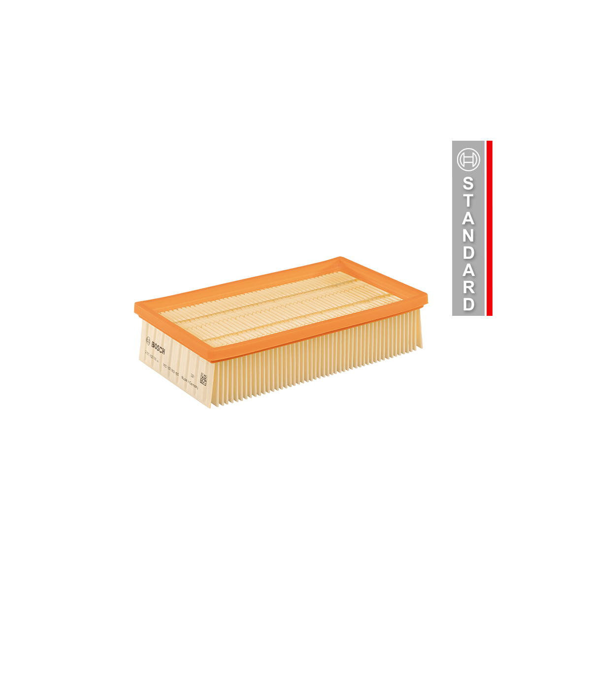 Filtre plissé plat en cellulose BOSCH