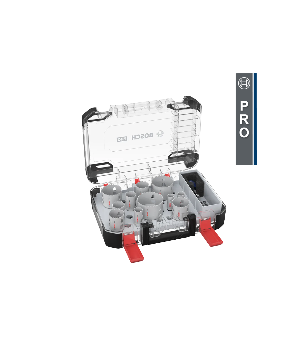 Coffret de 11 scies trépans PRO PC Plus Multi materiaux Ø20-76mm BOSCH