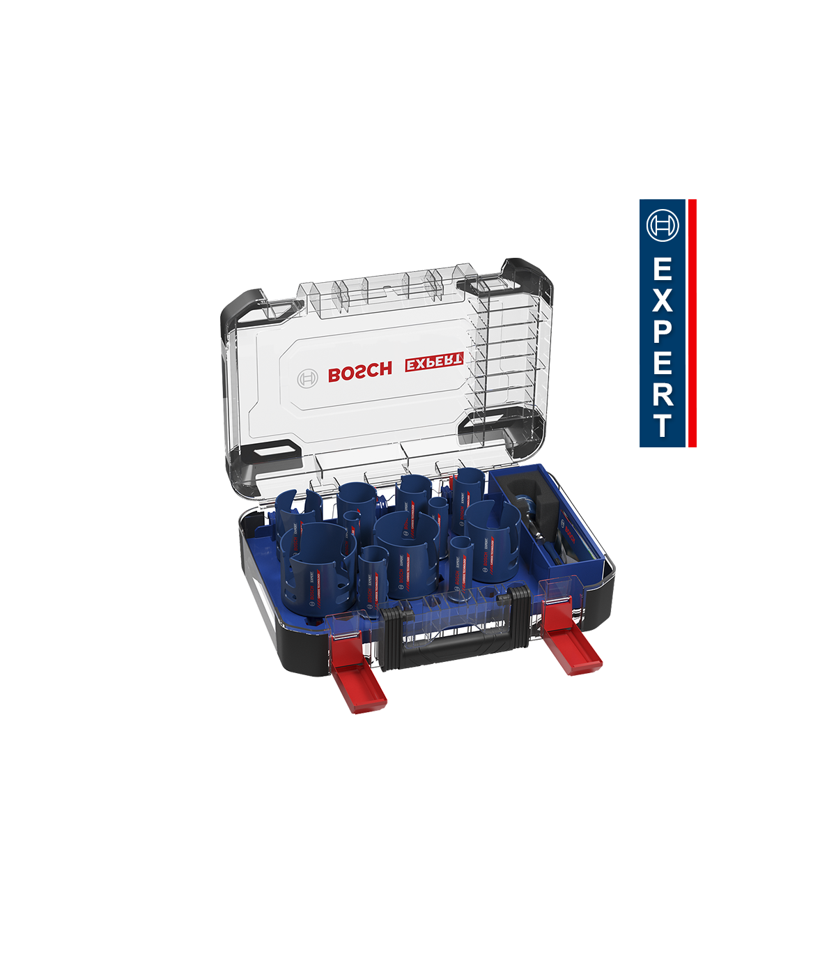 Coffret de 11 scies trépans matériel de construction EXPERT BOSCH
