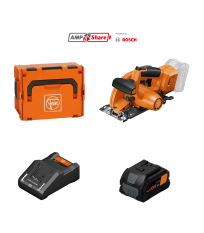 Scie circulaire Ø150 mm 18V F-IRON CUT 57 AS FEIN + 1 Batterie ProCore 18V 8,0 Ah AS + 1 Chargeur rapide GAL18 V-160 AS