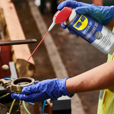 Lubrufiant sec au PTFE spray double position 400ml SPECIALIST WD-40