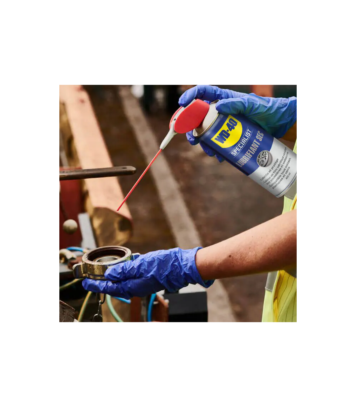 Lubrufiant sec au PTFE spray double position 400ml SPECIALIST WD-40