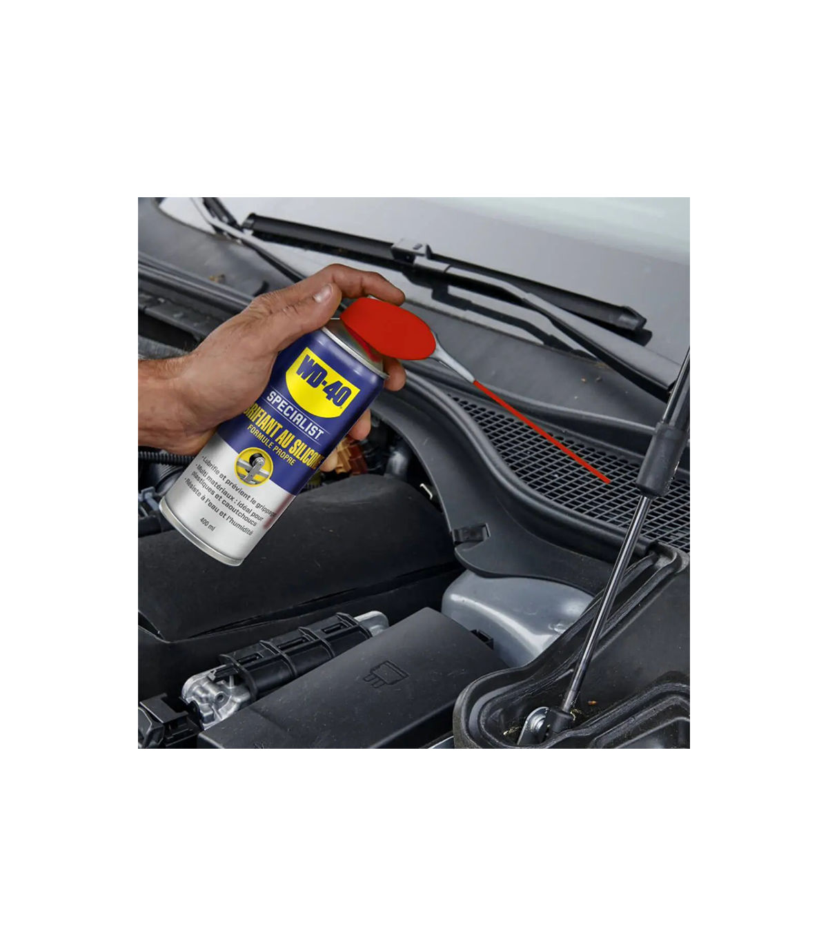 Lubrifiant au silicone spray double position 400ml SPECIALIST WD-40