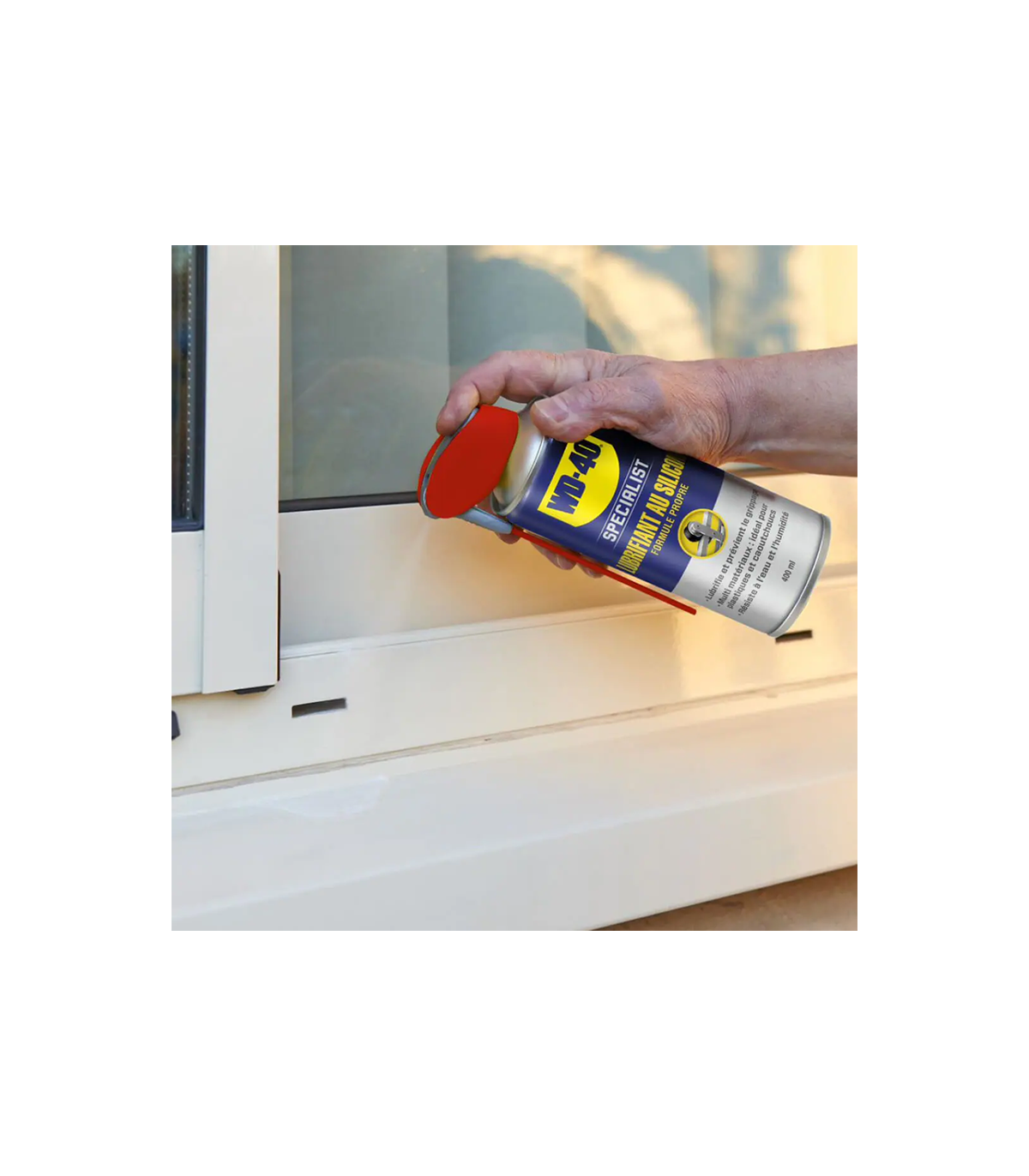 Lubrifiant au silicone spray double position 400ml SPECIALIST WD-40