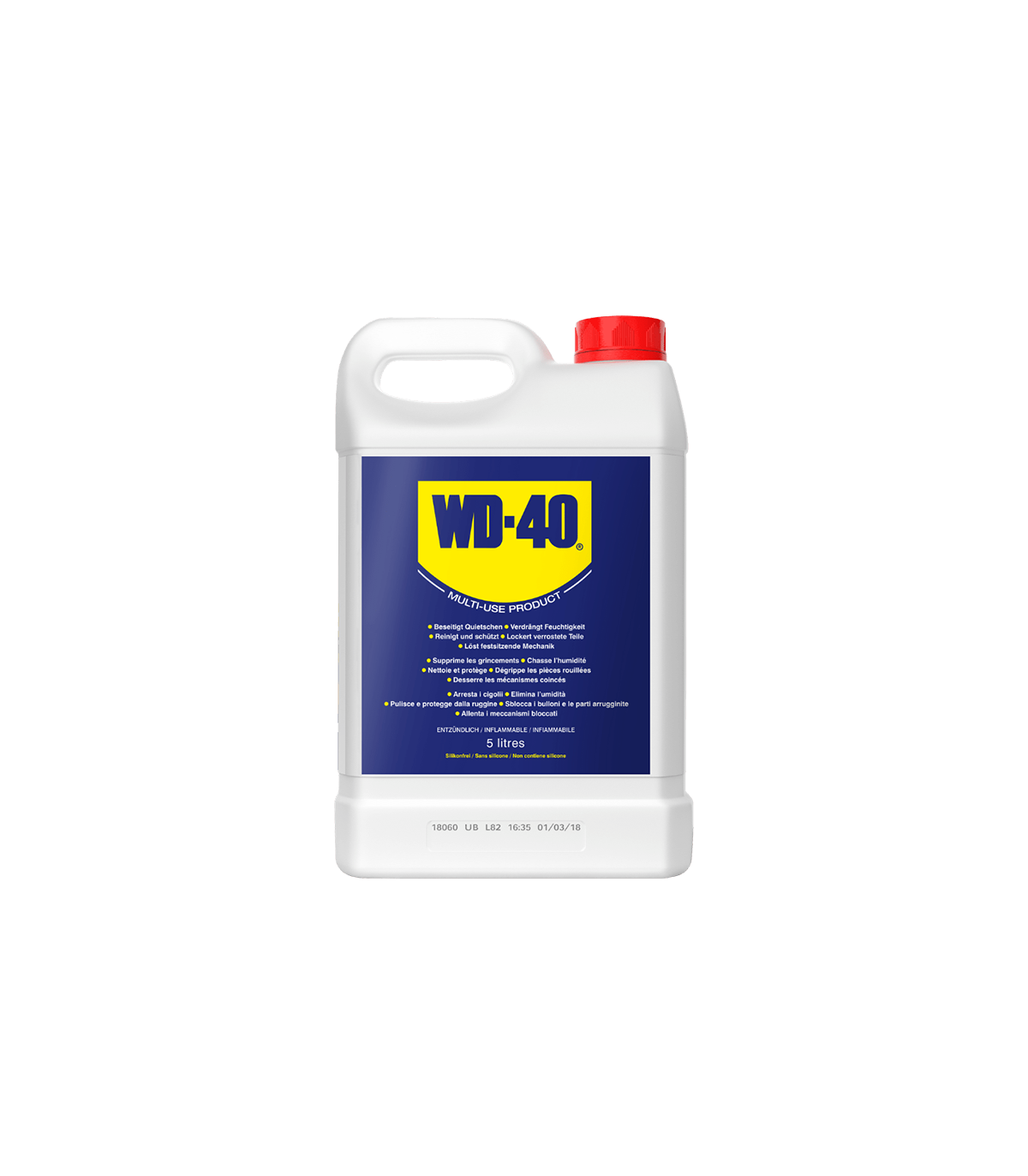 Lubrifiant multifonction bidon 5L WD-40