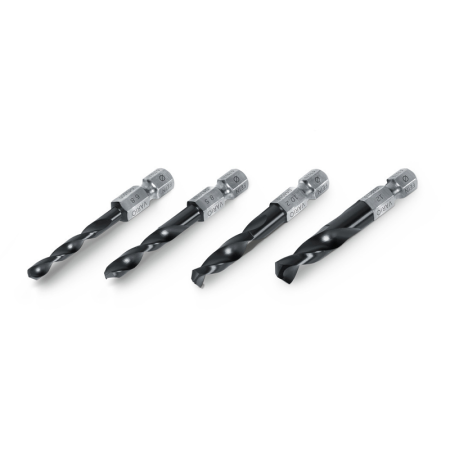 Set de 4 forets hélicoïdaux VARIO FEIN
