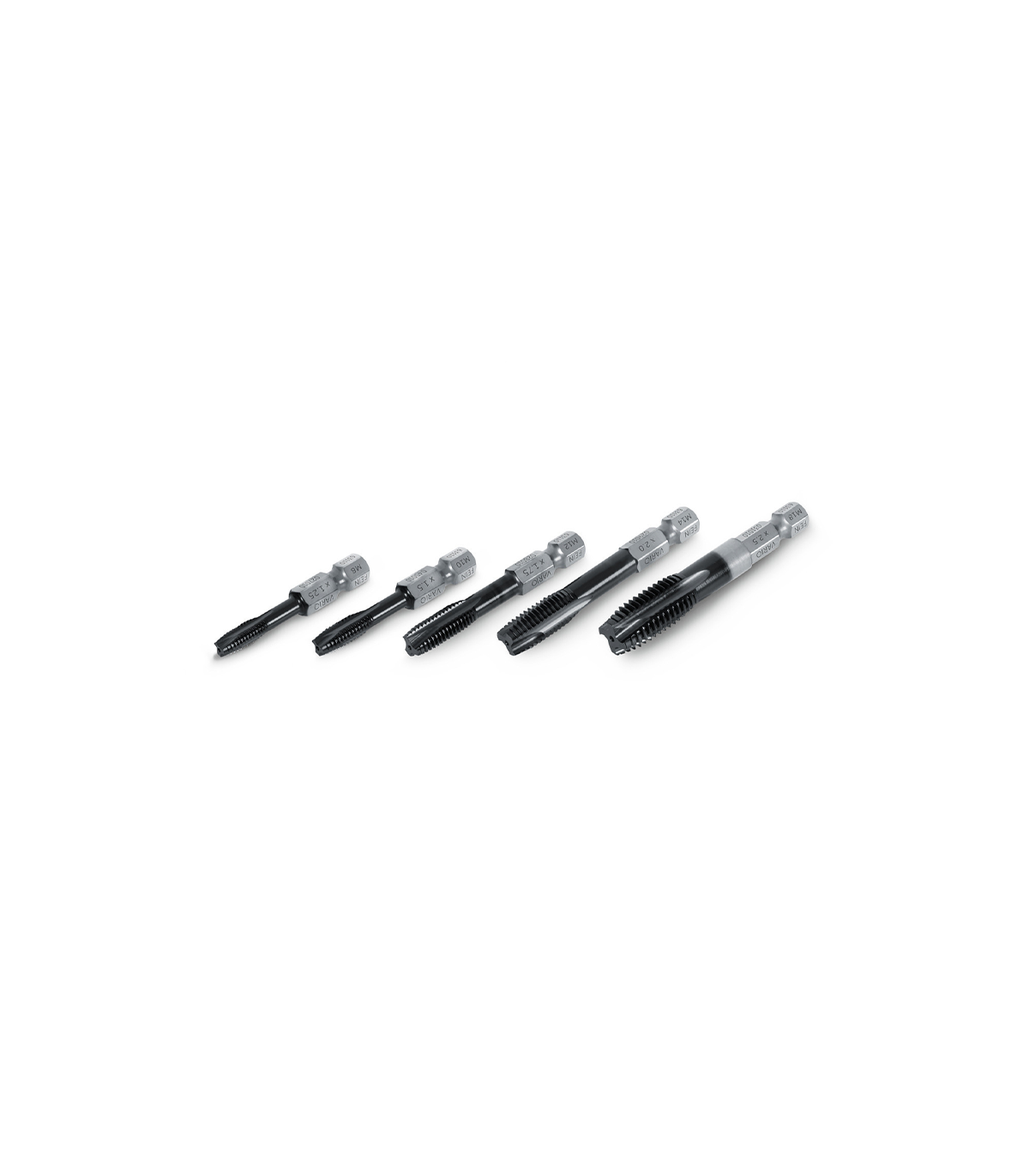 Set de 5 tarauds VARIO pour trous de passage FEIN
