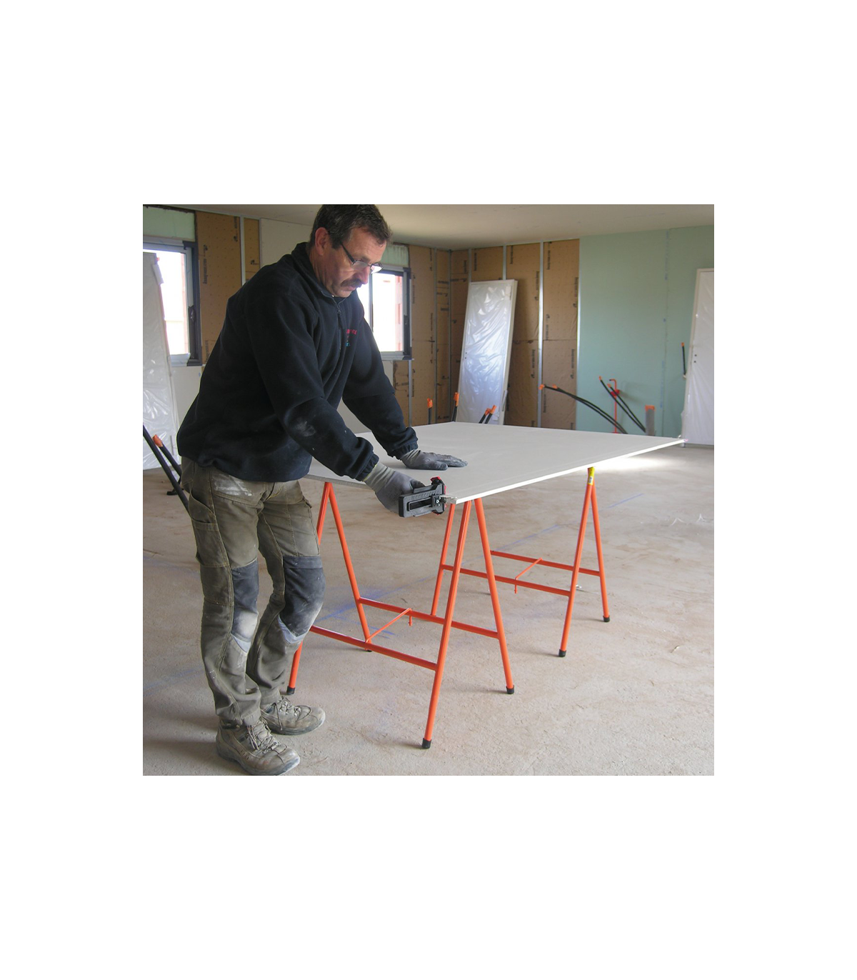 Tréteaux pliants professionnels 80 cm MONDELIN