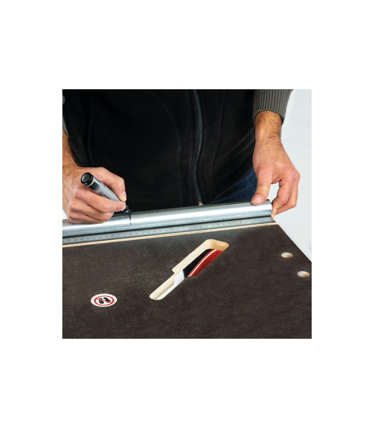 Établi de chantier pliant Thales 60x80 cm MONDELIN