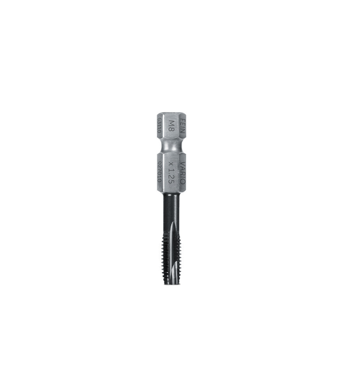 Taraud DL VARIO M8 x 1,25 mm pour trous de passage FEIN