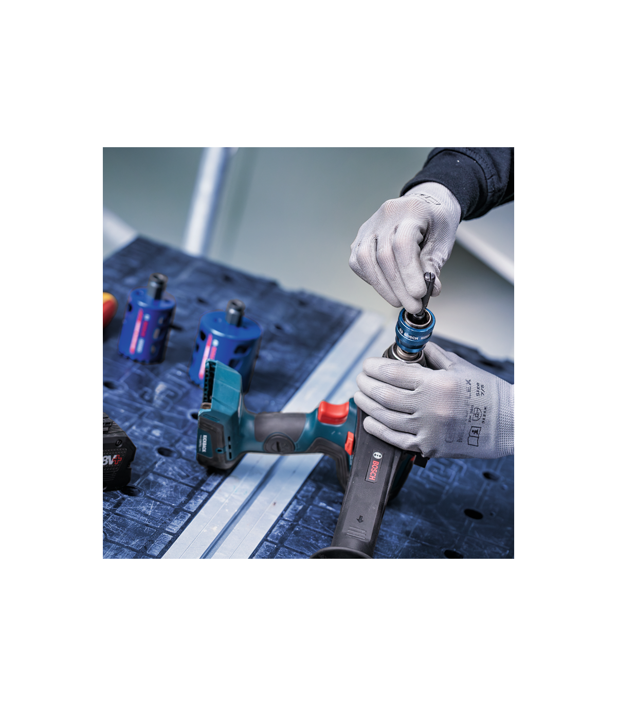Adaptateur EXPERT trépan agrandissement Ø11 mm BOSCH