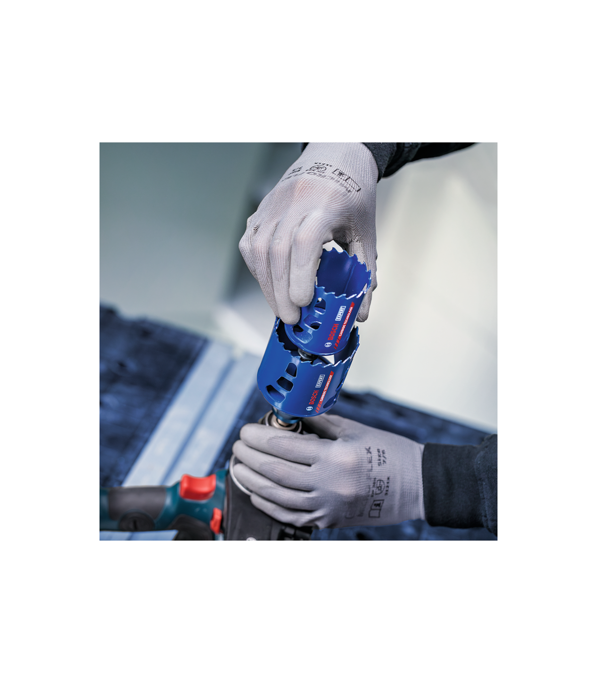 Adaptateur EXPERT trépan agrandissement Ø11 mm BOSCH