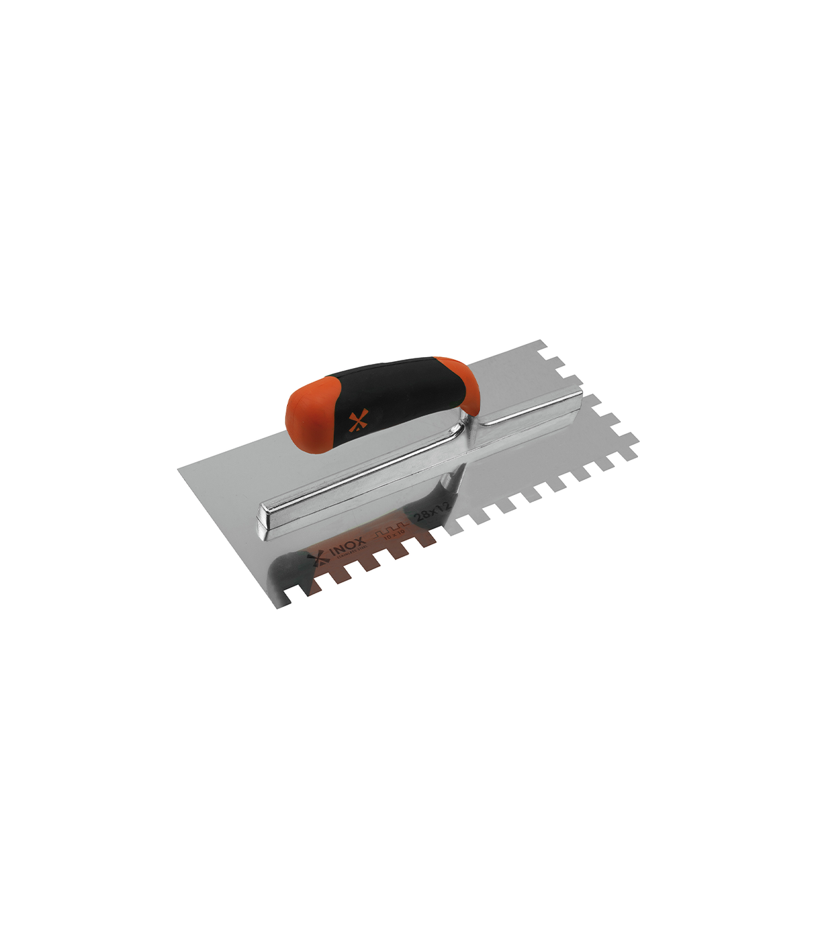 Platoir bimat denté carré 8 x 8 x 8 mm