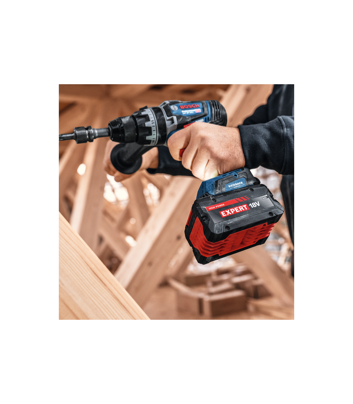 Pack 1 batterie EXPERT EXBA 18V-80 8 Ah + chargeur EXAL 18V-160 BOSCH