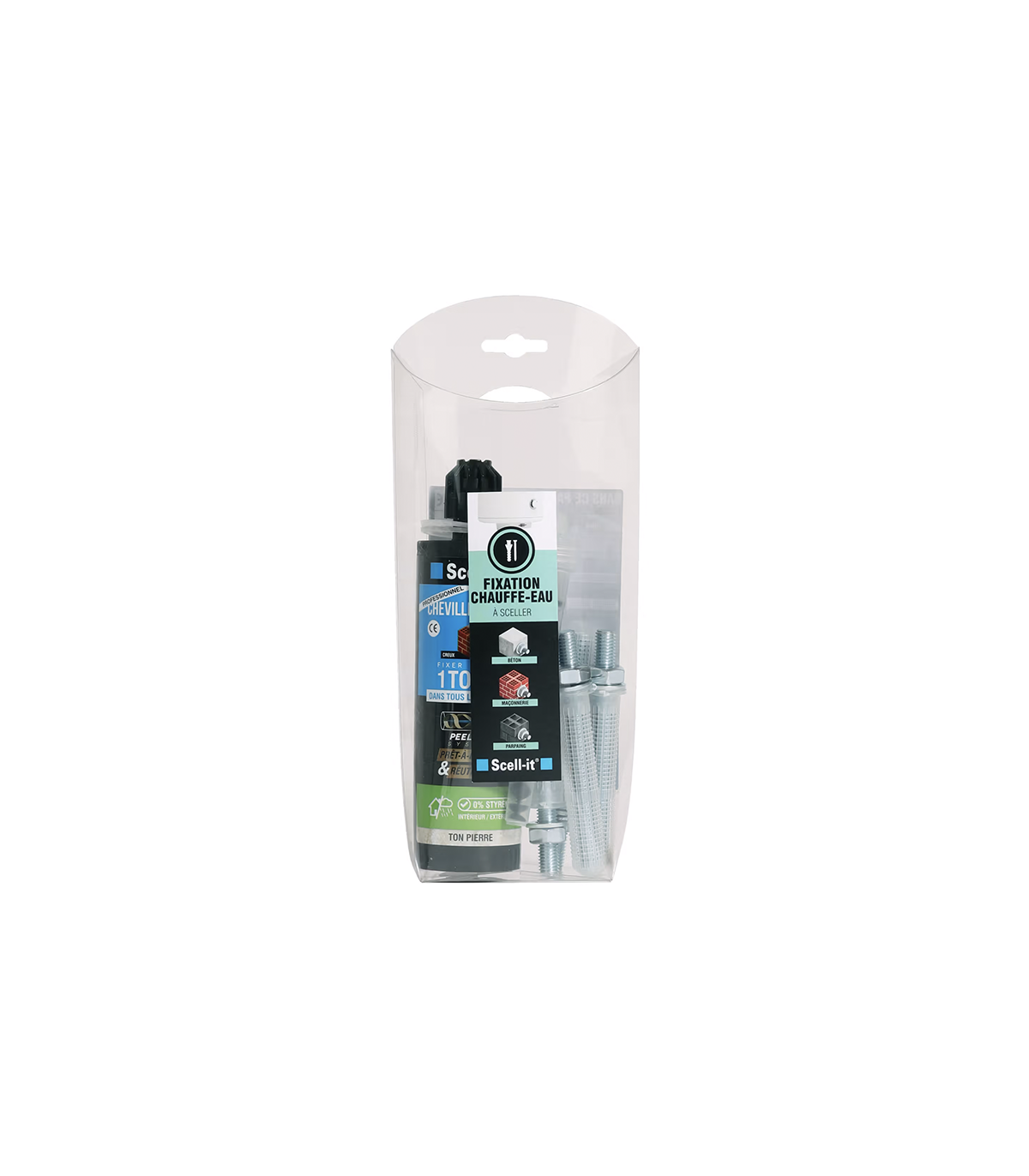 Kit de scellement chimique spécial chauffe eau 160ml SCELL-IT