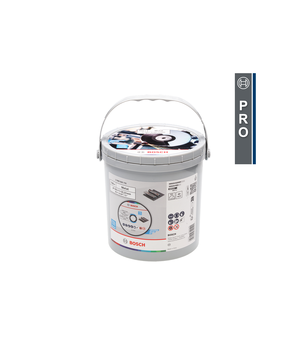 Lot de 100 disques à tronçonner métal Ø 125 mm BOSCH