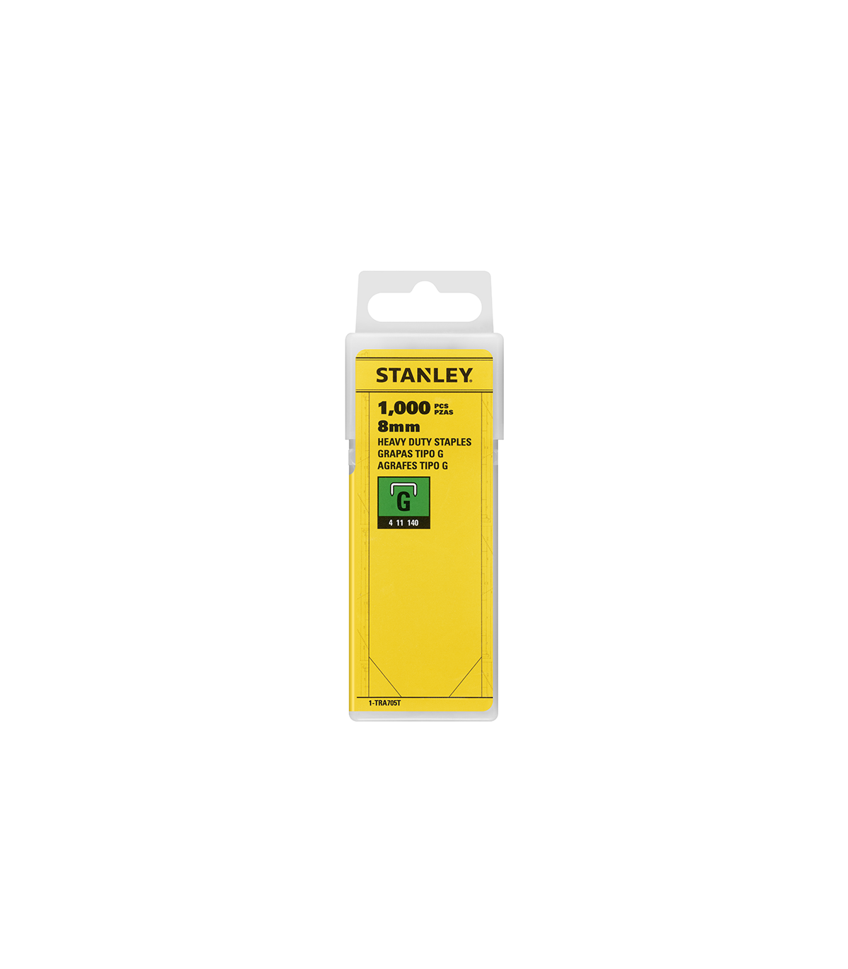 Agrafes type G 8mm x 1000 STANLEY
