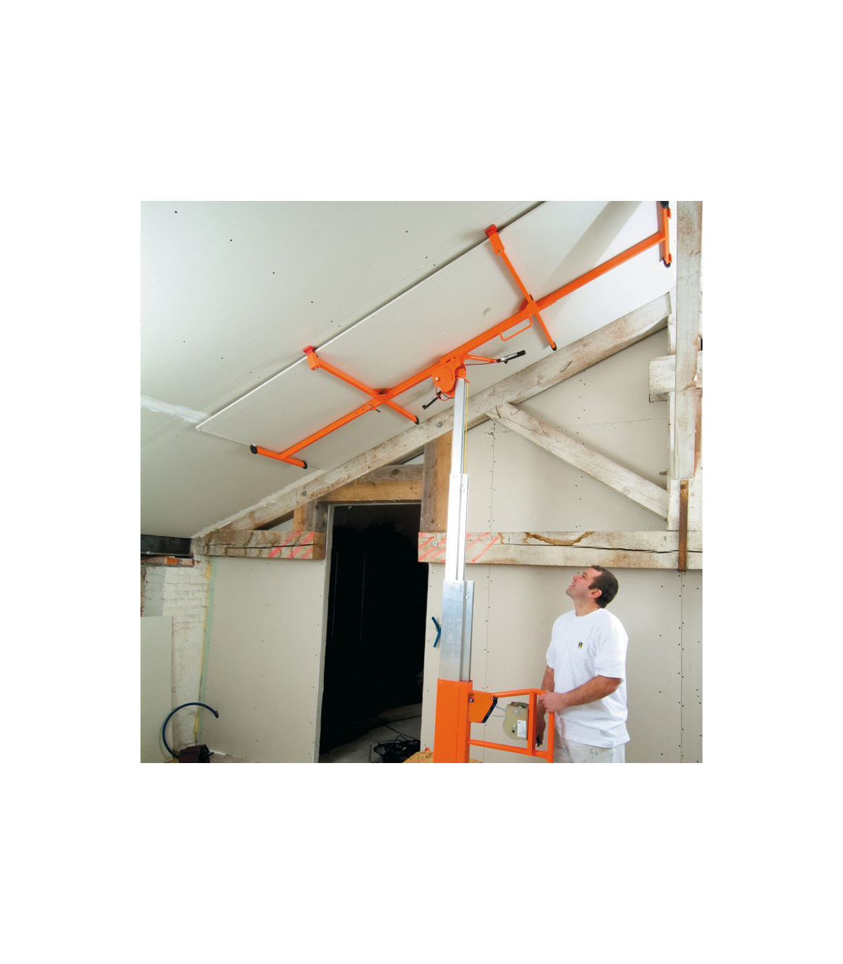 Lève-plaque Levpano Combi 4,5m avec rallonge MONDELIN