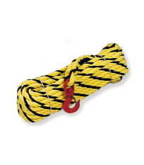 Corde à poulie + crochet Ø20mm x 30m MONDELIN