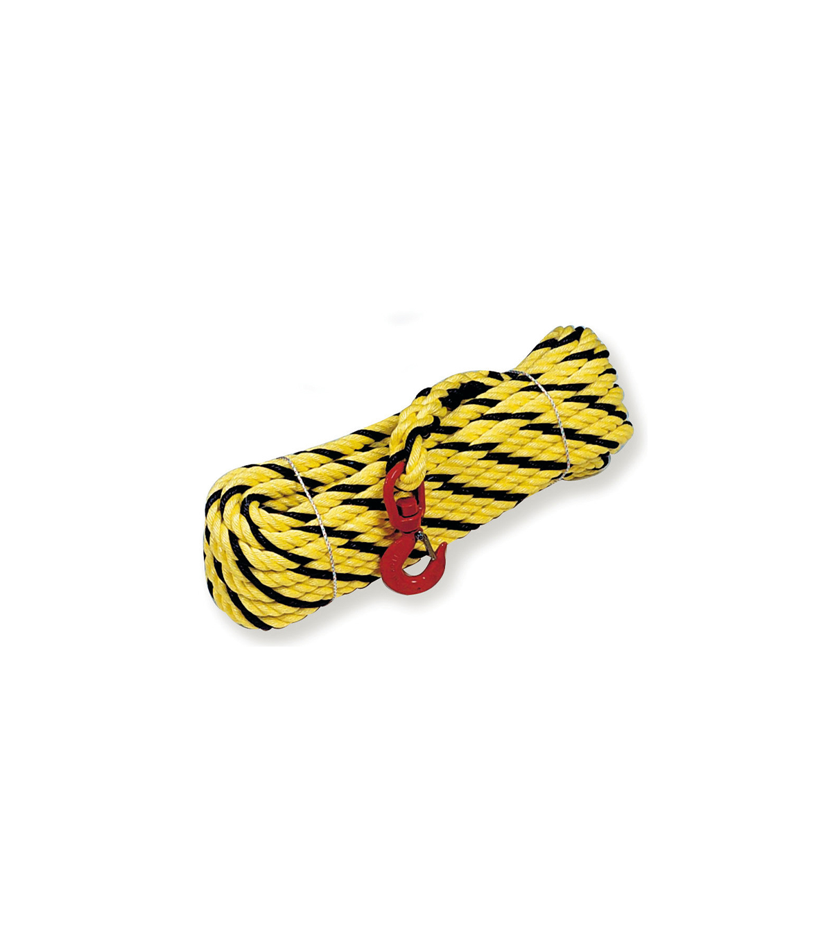 Corde à poulie + crochet Ø20mm x 30m MONDELIN