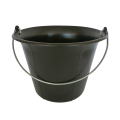 Seau en plastique noir 11L anse 5,3mm MONDELIN