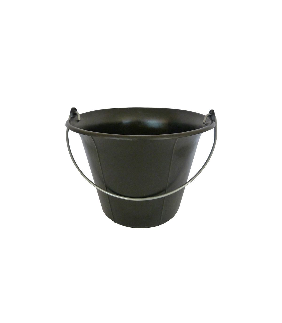 Seau en plastique noir 11L anse 5,3mm MONDELIN