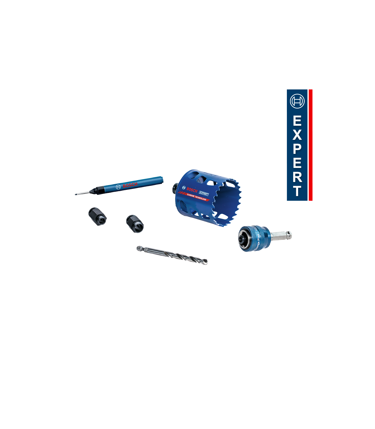 Kit de démarrage Scie cloche 68 mm EXPERT + Marqueur BOSCH