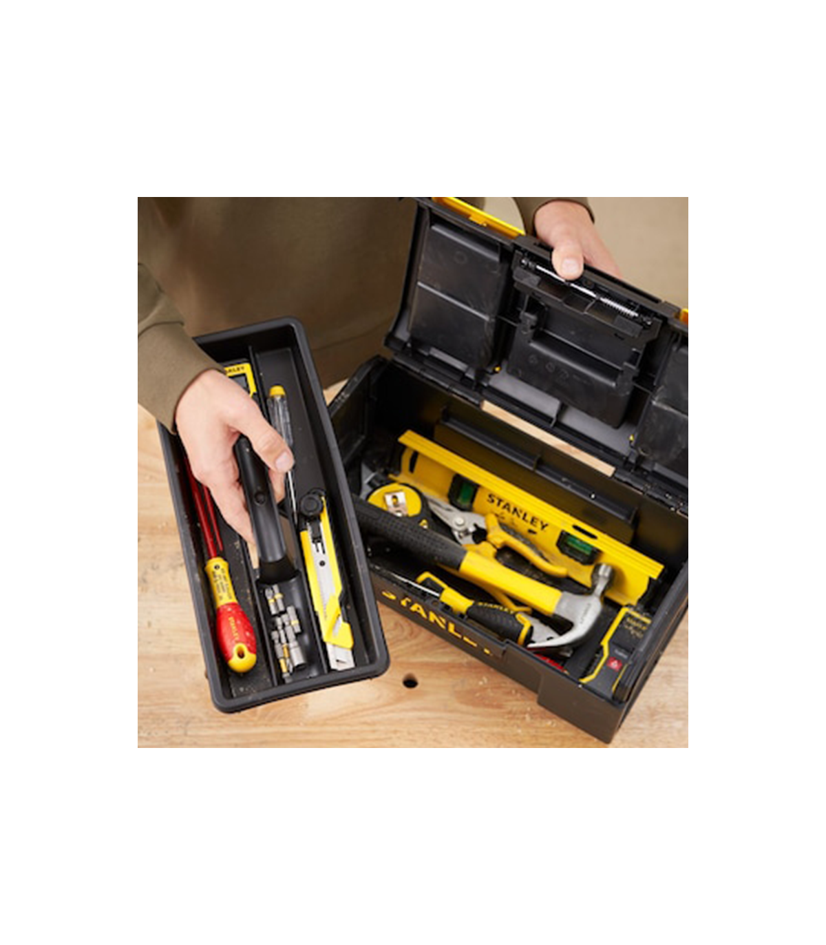 Boîte à outils 40cm one touch STANLEY