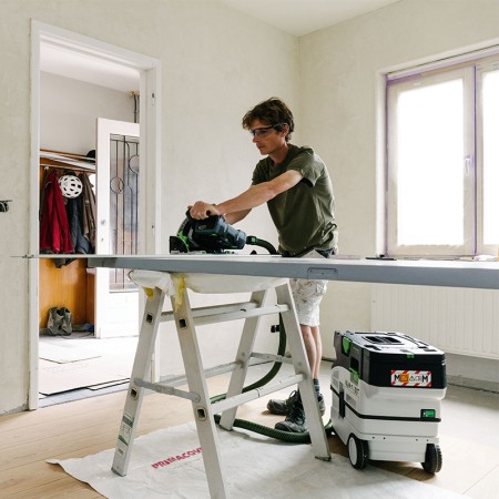 Aspirateur sans fil CTMC MIDI CLEANTEC I-Basic + 2 batteries 18V 5 Ah FESTOOL