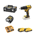 2 batteries 18V 2Ah + 1 Chargeur DCB113-QW + 1 coffret d'accessoire