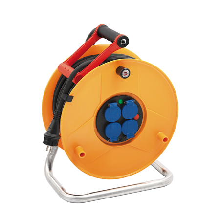 Enrouleur de cable standard 4 prises 25 m BRENNENSTUHL