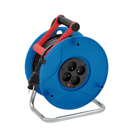 Enrouleur de câble Standard S 50 4 prises 50 m BRENNENSTUHL