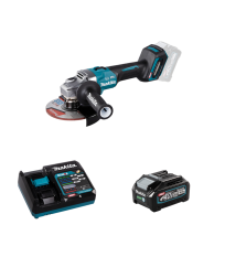 Meuleuse Ø150mm 40V GA035GZ + 1 batterie 40V 4 Ah + chargeur rapide DC40RA MAKITA