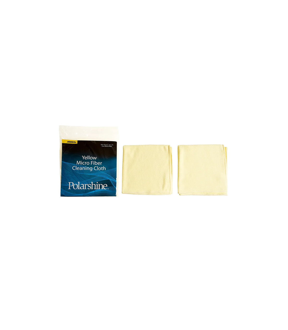Lot de 2 chiffons de lustrage 330 x 330 mm MIRKA