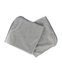 Lot de 2 chiffons de lustrage 400 x 400 mm MIRKA