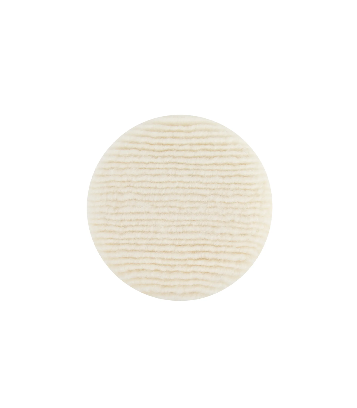 Lot de 2 peau de mouton bouclée Ø 150 mm auto-agrippante MIRKA