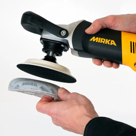 Lot de 2 peau de mouton bouclée Ø 150 mm auto-agrippante MIRKA