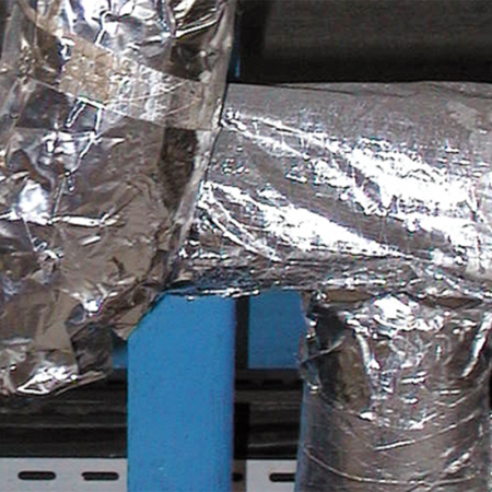 Ruban adhésif "335" 50µ 110°C Aluminium 50mm x 50m BARNIER