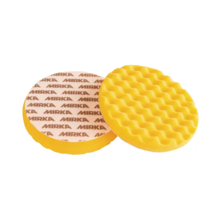 Mousse de polissage Ø 150 mm jaune alvéolée MIRKA