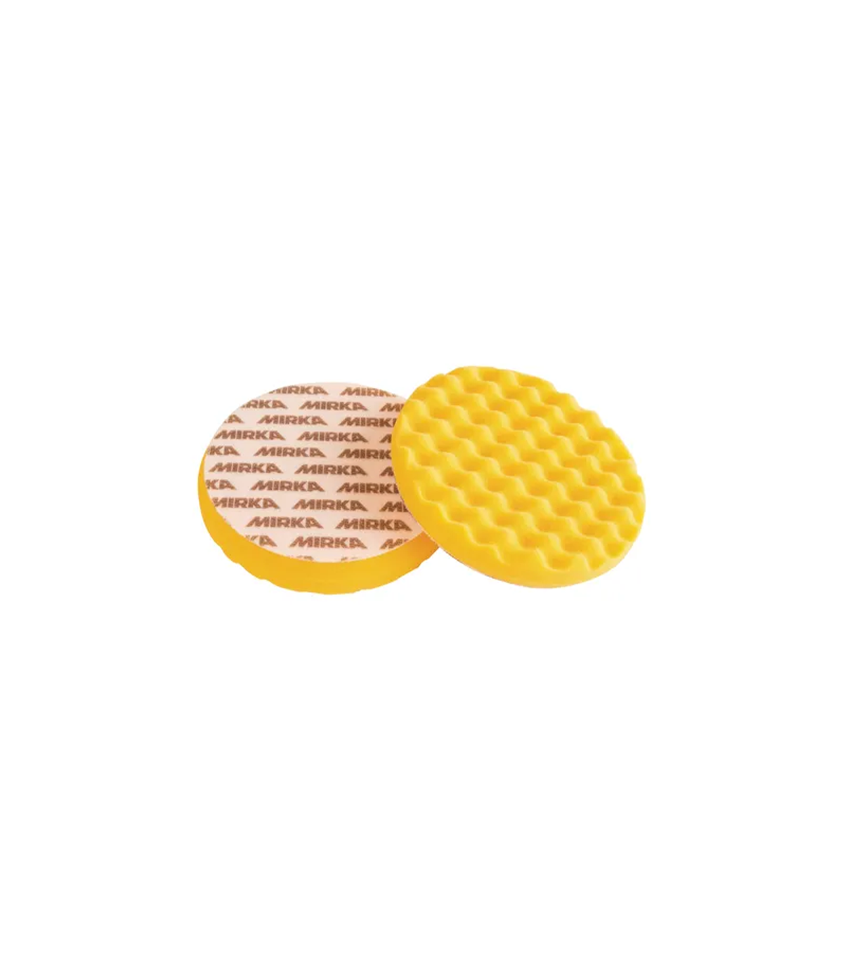 Mousse de polissage Ø 150 mm jaune alvéolée MIRKA