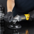 Peau de mouton Ø 150 mm noire MIRKA